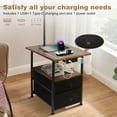 thumbnail image 3 of Lámpara de mesa PESRAE, lámpara de pie con 3 temperaturas de color, puertos USB y toma de corriente AC, 3 of 6