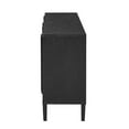 thumbnail image 5 of Euroco 59.8" Sideboard Buffet Cabinet,Wood Farmhouse Kitchen Cabinet TV Stand with Storage for Living Room,Hallway,Dining Room,Black, 5 of 8