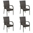 thumbnail image 3 of vidaXL Patio Dining Set Outdoor Dining Table and Chairs Patio Conversation Set, 3 of 35