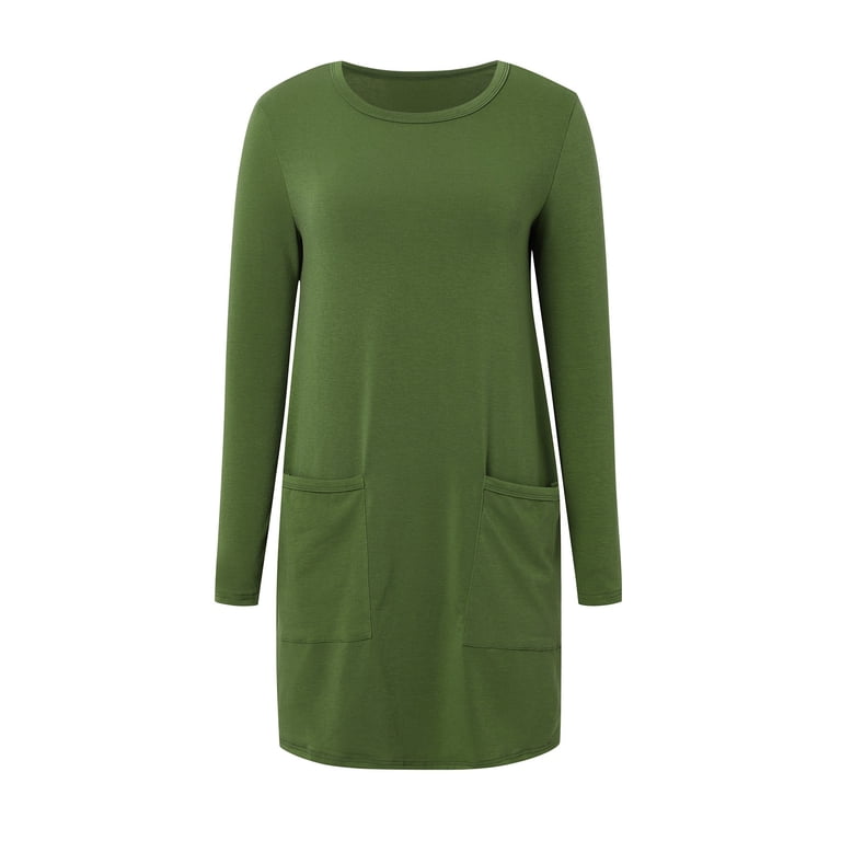 Valora Women's Casual Dress Women's Sleeveless Tennis Tank Dress for Everyday wear and Casual Athleisure with Handy Pockets and Lightweight Fit Green
