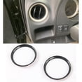 thumbnail image 4 of For Nissan Navara NP300 2015-2020 Carbon Fibre ABS Car Air Conditioner AC Outlet Vent Frame Cover Trim Accessories, 5PCS, 4 of 5