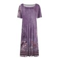 thumbnail image 5 of Fashion A-Line Dress for Women CIENVNSTG Flowy Summer Dress Perfect for Casual Outings or Parties, 5 of 6