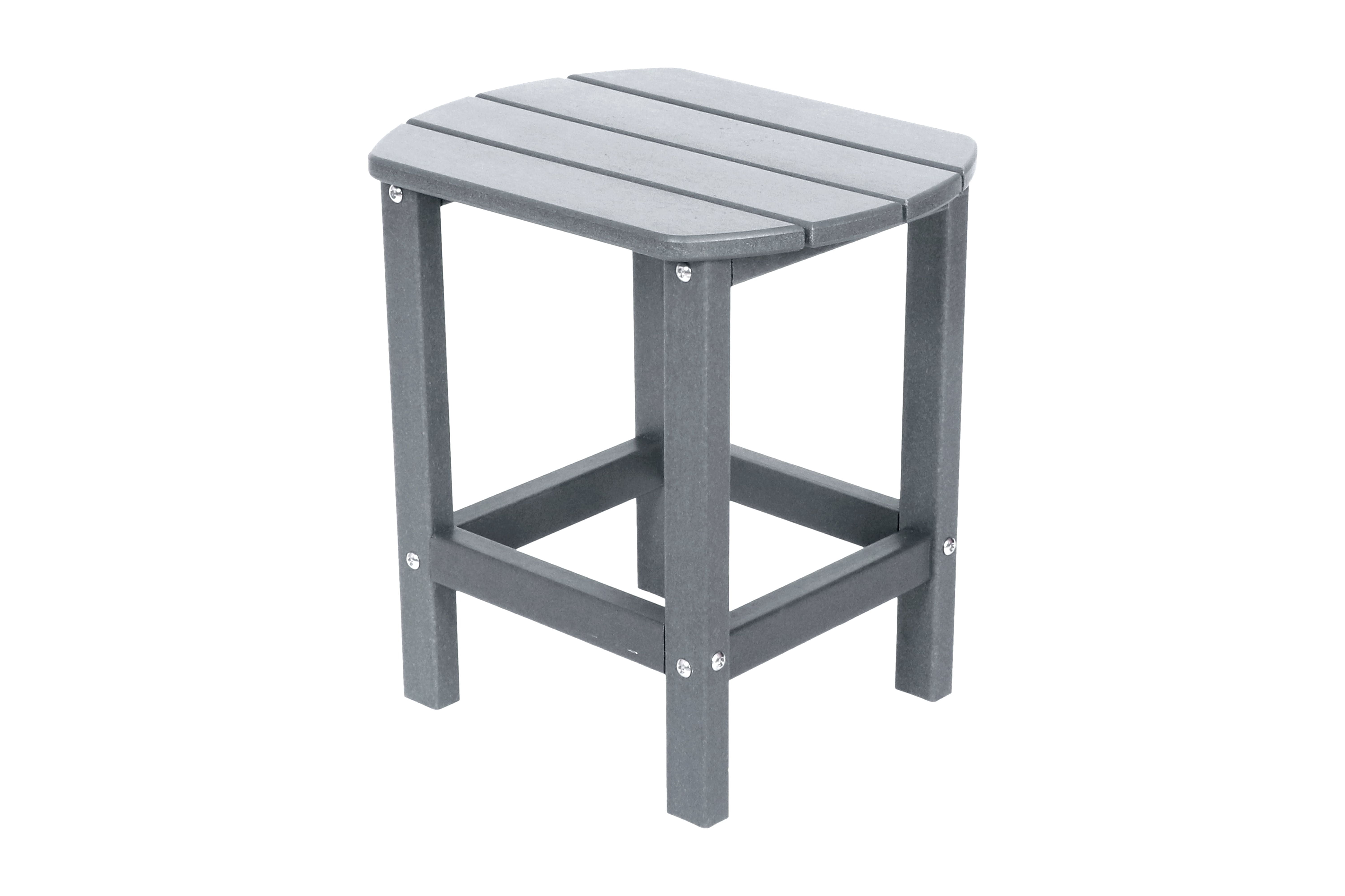 Outdoor Side Table, Patio Side Table, HDPE End Tables for Backyard Pool Porch Garden Lawn