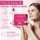 thumbnail image 2 of Toallas faciales desechables FACEMADE XXL, 60 unidades, 100% de base biológica, color rosa, 2 of 8