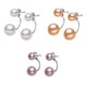 thumbnail image 5 of Sonducket Exquisitos pendientes de perlas naturales para mujer Pendientes únicos de perlas naturales de plata de ley Ropa, zapatos y accesorios Miscelánea púrpura, 5 of 6
