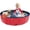 Red, variant on Foldable Dog Pool, 47" x 12" Kiddie Pool with Hard Plastic, Non-Slip Dog Bath Tub for Outdoor Backyard, Collapsible Dog Swimming Pool for Kids Dogs Pets (Blue)