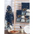 thumbnail image 4 of Navy Blue Pumpkins Fall Kitchen Dish Towels for Drying Dishes Set of 3, Thanksgiving Gold Eucalyptus Leaf Waffle Weave Microfiber Hand Tea Bathroom Towels Quick Dry & Absorbent Towel 15.7x23.6, 4 of 7