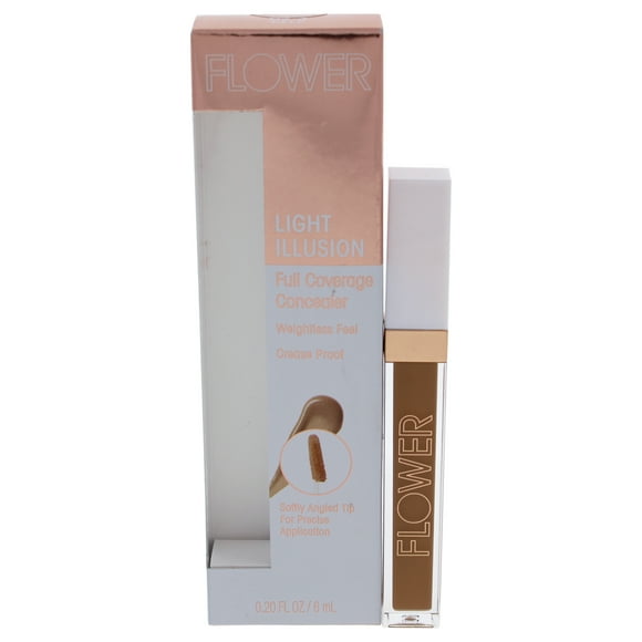 Ocultador Flower Flower Light Illusion Full Coverage Concealer - D2-3 Deep Ocultador Dama 0.2oz