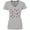 AC-Heather Grey, variant on Inktastic 4th of July Stars Women's V-Neck T-Shirt