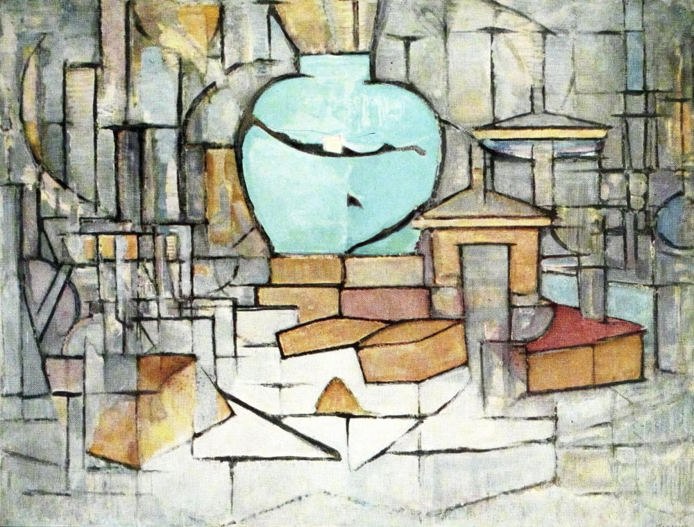 Still life with ginger-pot 1912 Poster Print by Piet Mondrian - Walmart ...