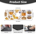 thumbnail image 2 of Pofeuu Honey Bee Set Print Splash Guard for Sink Faucet Sink Gadgets-Splash Guard Behind Faucet Drip Catcher for Kitchen, Bathroom,Sink Mat, 2 of 7