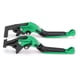 thumbnail image 2 of Palancas de embrague de freno de motocicleta de 2 piezas Reemplazo de aleación de aluminio CNC ajustable para FORZA 250/300/350 2018-2021Verde, 2 of 5