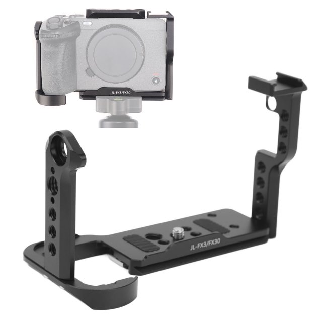 Camera Cage Stabilizer Rig, Stable Camera Cage 1/4in 3/8in Screw Holes For FX30