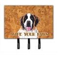 thumbnail image 1 of Carolines Treasures SC9129TH68 6 x 9 In. Saint Bernard Wipe your Paws Leash or Key Holder, 1 of 1