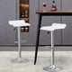 thumbnail image 1 of Set de 2 Sillas de Bar Color Blanco con Reposapié Altura Ajustable Giratorio HOMEMAKE FURNITURE  Moderno, 1 of 6