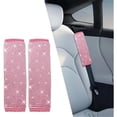 thumbnail image 3 of 4 pieces of car seat belt covers - women's seat belt shoulder pads, car seat belt shoulder protection glitter powder, 3 of 5