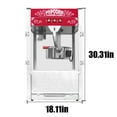 thumbnail image 2 of Popcorn MAKER Machine, 16 Oz Kettle, 1440 W Countertop Popcorn Maker for 80 Cups per Batch, Theater Style Popper with 3-Switch Control Steel Frame Tempered Glass Doors 1 Scoop 2 Spoons, Red, 2 of 5