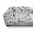 thumbnail image 3 of Foot Print Soft Flannel Fleece Blanket, Monochromatic Pattern of Paws of Birds Cats Chicken Squirrel and Dogs Pattern, Cozy Plush for Indoor and Outdoor Use, 60" x 80", Black White, by Ambesonne, 3 of 6