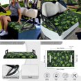 thumbnail image 4 of XYZCANDO Clover 4pcs Golf Cart Seat Covers St. Patrick's Day Golf Cart Steering Wheel Covers Golf Cart Flags Golf Cart Accessories Golf Cart Blanket Steering Wheel Wrap Suitable for All Seasons Black, 4 of 7