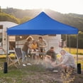 thumbnail image 6 of GIANNA 10x10 Pop Up Canopy, Easy Outdoor Sun Shade for Events, Parties, Camping, Portable Tent Pop Up Shade Canopy with Sand Bags,Blue, 6 of 6