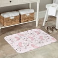 thumbnail image 7 of Gukieu Cute Piggy Ballerina Print Dust-proof Floor Mats, Water-absorbent and Non-slip Flannel Door Mats 16x24in, Home Decoration Suitable for Kitchen, Bathroom, Garage, 7 of 7