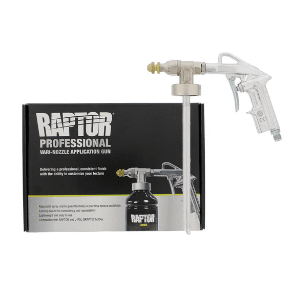 U Pol Products RAPTOR UP4880 Professional Vari-Nozzle Application Gun