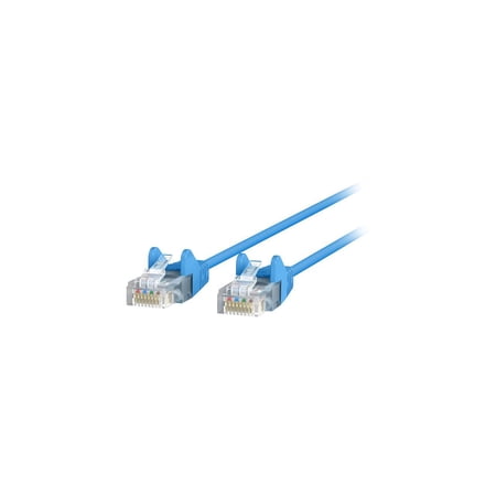 UPC: 0745883805051 | Belkin CE001B04-BLU-S 4 ft. Cat 6 Blue 28 AWG UTP Snagless Patch Network Cable