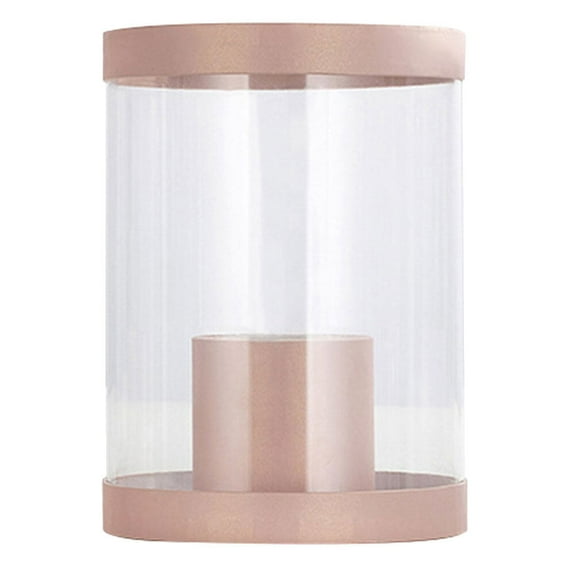 CRAFTHROU Round Box for Flower Packaging Pink 1Pcs for Anniversary