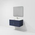 thumbnail image 6 of Geneva 36 in. W Navy Blue Vanity, Cultured Marble Top, Faucet Set, and 36 in. LED Mirror, 6 of 11