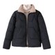 thumbnail image 1 of Chaquetas y abrigos casuales de manga larga sin capucha para mujer, chaqueta de algodón con cremallera y manga larga, chaqueta de algodón de color liso, abrigo para mujer, 1 of 7