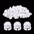 thumbnail image 1 of MEKK Anillos de pegamento 100 anillos de pegamento para extensión de pestañas Suministros de extensión de pestañas desechables Suministros de extensión de pestañas Fanning Blossom Cups para extensión, 1 of 5