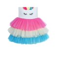 thumbnail image 5 of Girls Dress Tutu Dancing Unicorn Headband Birthday 5 Years, 5 of 6