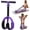 1purple, variant on Pedal Resistance Band with Handle | Upgraded 55LBS Exercise Resistance Bands for Core, Abs, Legs, Glutes, Arms, Strength, Physical Therapy, Pilates, Sit Up Workout Equipment for Women Home Gym