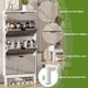 thumbnail image 3 of |3343|space-saving shoe almacenamiento gabinete: three flip-top cajones, adjustable estantes para 18-24 pairs - narrow design para entrada, hallway, front door organization|, 3 of 7