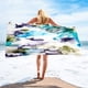 thumbnail image 1 of Toalla de playa de microfibra, súper colorida, resistente a la arena, multiusos, para viajes, piscina, 76 x 152 cm, 1 of 4