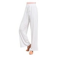 thumbnail image 1 of Honeeladyy Women's Straight Leg Pants,Women's Loose High Waist Wide Leg Pants Workout Out Modert Casual Trousers Yoga Gym Pants, 1 of 4