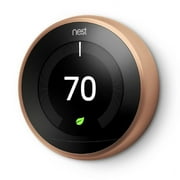 Nest Smart Learning Thermostat - 3rd Generation - Copper