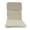 Beige, variant on High Back Chair Cushion UV Waterproof Outdoor Sponge Patio Seat Back Pad with Fixing Ties Boho Solid Color Seat Pillow for Garden Beach Camping Picnic