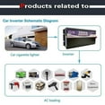 thumbnail image 3 of CJC Power Inverter 5000W, DC 24V to AC 220V Converter with LCD Display, Pure Sine Wave Solar Converter for Home, RV, Outdoor, Camping, Boat, Emergency, 3 of 10