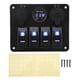 thumbnail image 1 of Panel de interruptor basculante de 4 entradas con enchufe de encendedor de cigarrillos USB, Panel de interruptor combinado de encendido y apagado para RV, barco, yate, autobús Jadeshay  A, 1 of 8