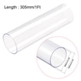 thumbnail image 2 of Unique Bargains Tube Plastique Rond Rigide en Polycarbonate 86mm(3.38 Pouces)IDx90mm(3.54 Pouces)ODx305mm(1 Pieds), 2 of 4