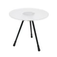 thumbnail image 2 of Almencla Table Ronde Pliable Hauteur Réglable Extérieur pour BBQ Pique-Nique Fête Cuisine Transparent, 2 of 8