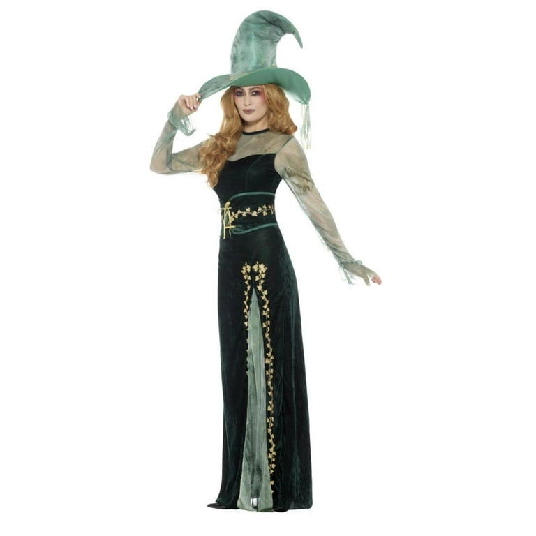 Deluxe Emerald Witch Costume Green Adult Deluxe Emerald Witch Costume Green Adult