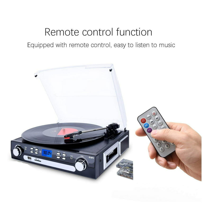 JAM Vinyl Bluetooth Turntable Record Player, Digitise Vinyl - Refurbished