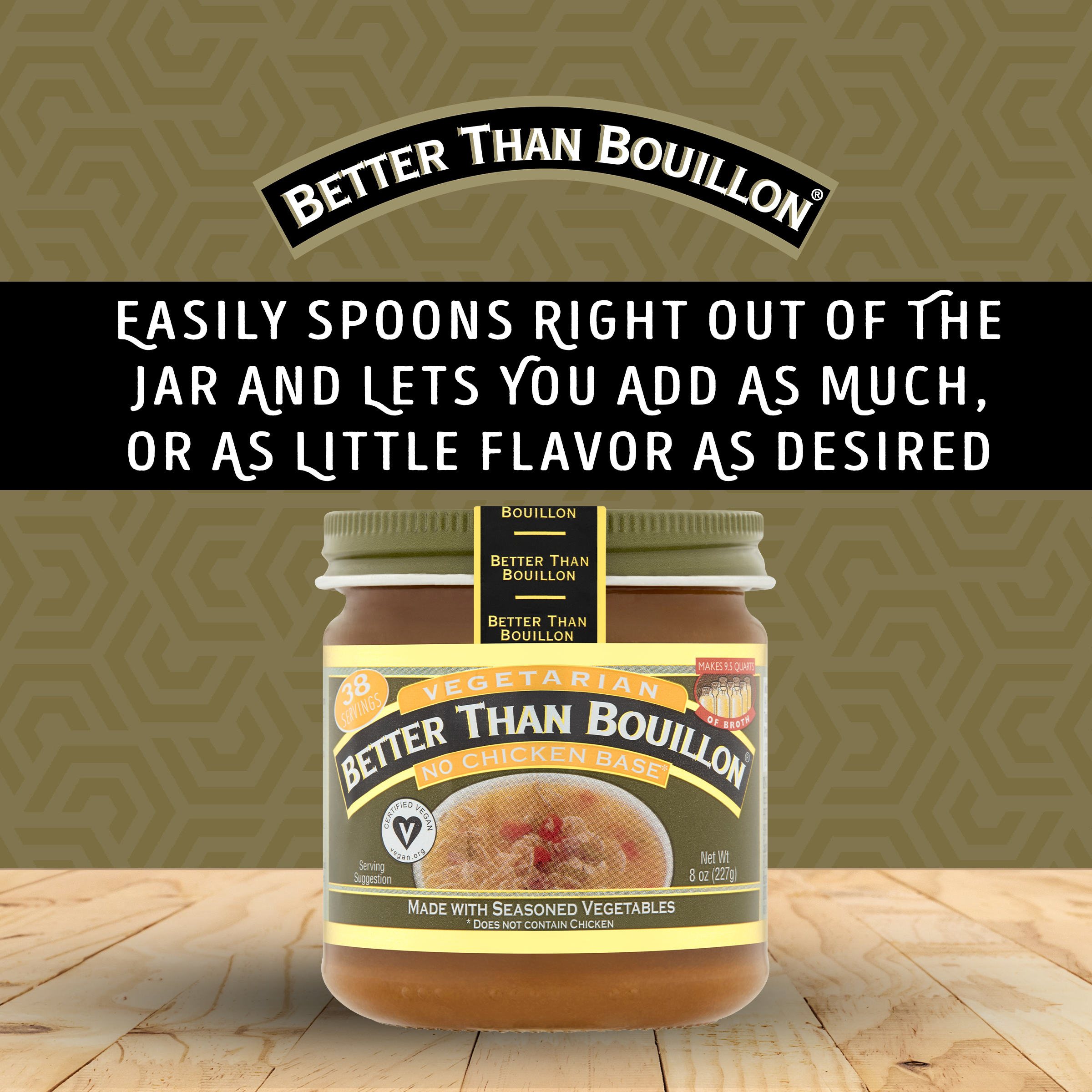 Better Than Bouillon Vegetable Base - Vegan, 8 Oz (Stock & Gravy, Non-GMO)