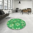 thumbnail image 3 of Ahgly Company Indoor Rectangle Patterned Stoplight Go Green Area Rugs, 5' x 7', 3 of 6