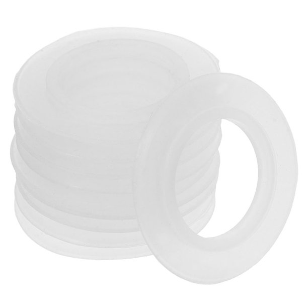 20 piezas de junta tórica de repuesto para sello de residuos de lavabo, kit de sello de goma para drenaje de fregadero, adecuado para baño y cocina, color blanco