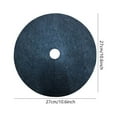 thumbnail image 3 of Tree Protection Weed Mat Non-woven Fabric Round Plant Base Guards Control Trunk Barrier Ring Anti-grass Planting Weeding for Pots Lawn Type 3, 3 of 6