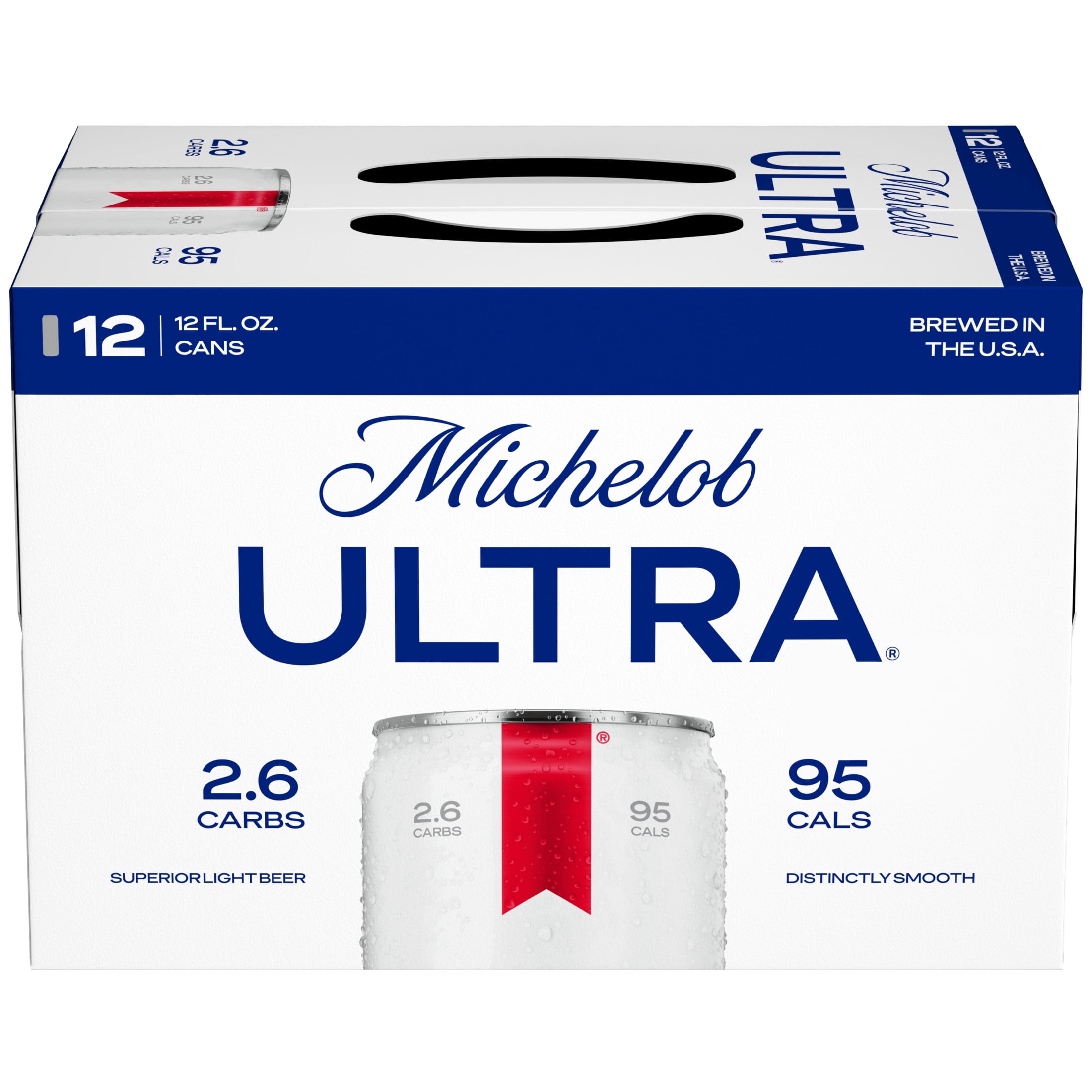 Michelob ULTRA  Superior American Light Lager Beer 12 pack 12 fl oz Aluminum Cans 4.2% ABV