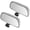Sliver 2 Pack, variant on Blind Spot Mirror for Car, HD Glass Convex Wide Angle Blindspot Rear View Mirrors, Adjustable Clip On Car Side Mirror for Trucks SUVs Jeep RVs, Fits Max 0.16in/0.4cm Framed Mirrors